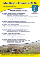 Martinje v Humu 2018 flyer